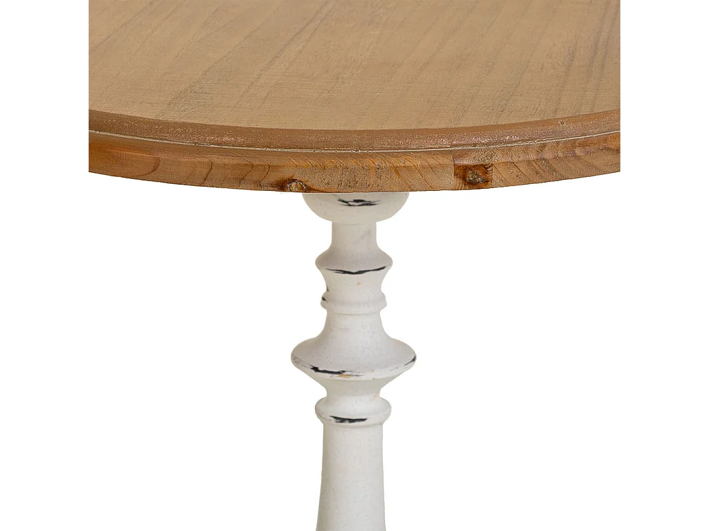 Table basse en bois marron 50x50x65