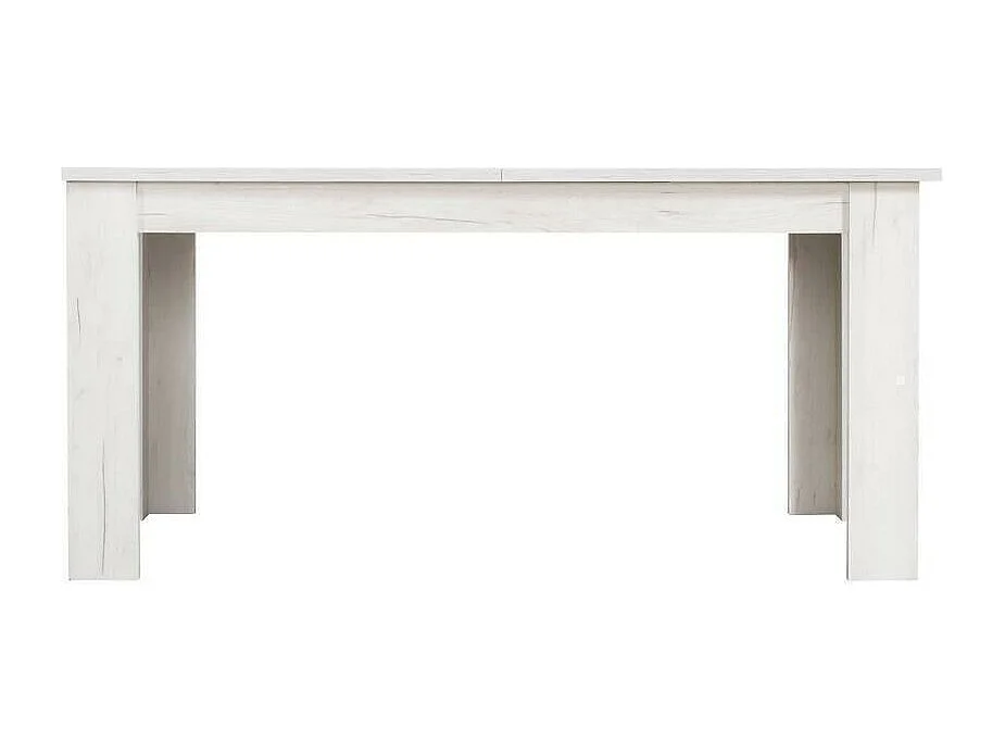 Mesa Extensible Nórdica | MDF Color Roble Blanco | Dimensiones: 160.5/200.5 x 90 x 76.5 cm