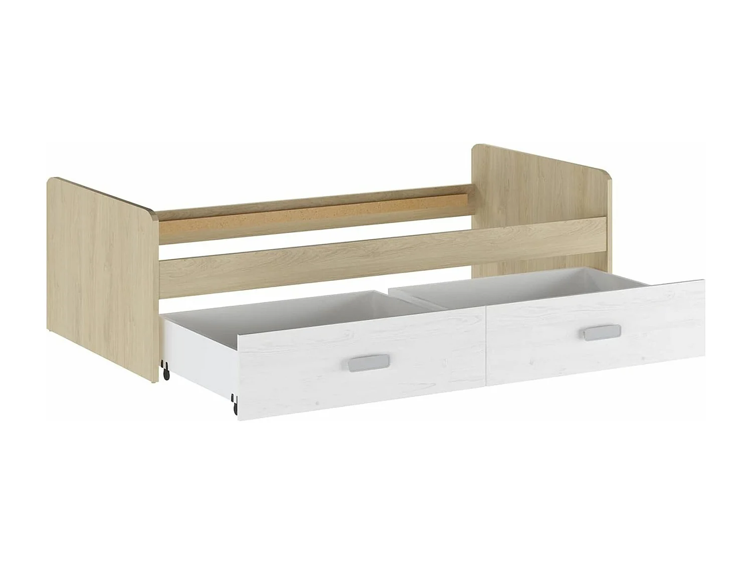 Cama Nido con 2 Cajones de Almacenaje – Puccini Andersen, 194,4 cm Largo x 98 cm Ancho x 58 cm Alto, Primera Calidad y Alta Resistencia.