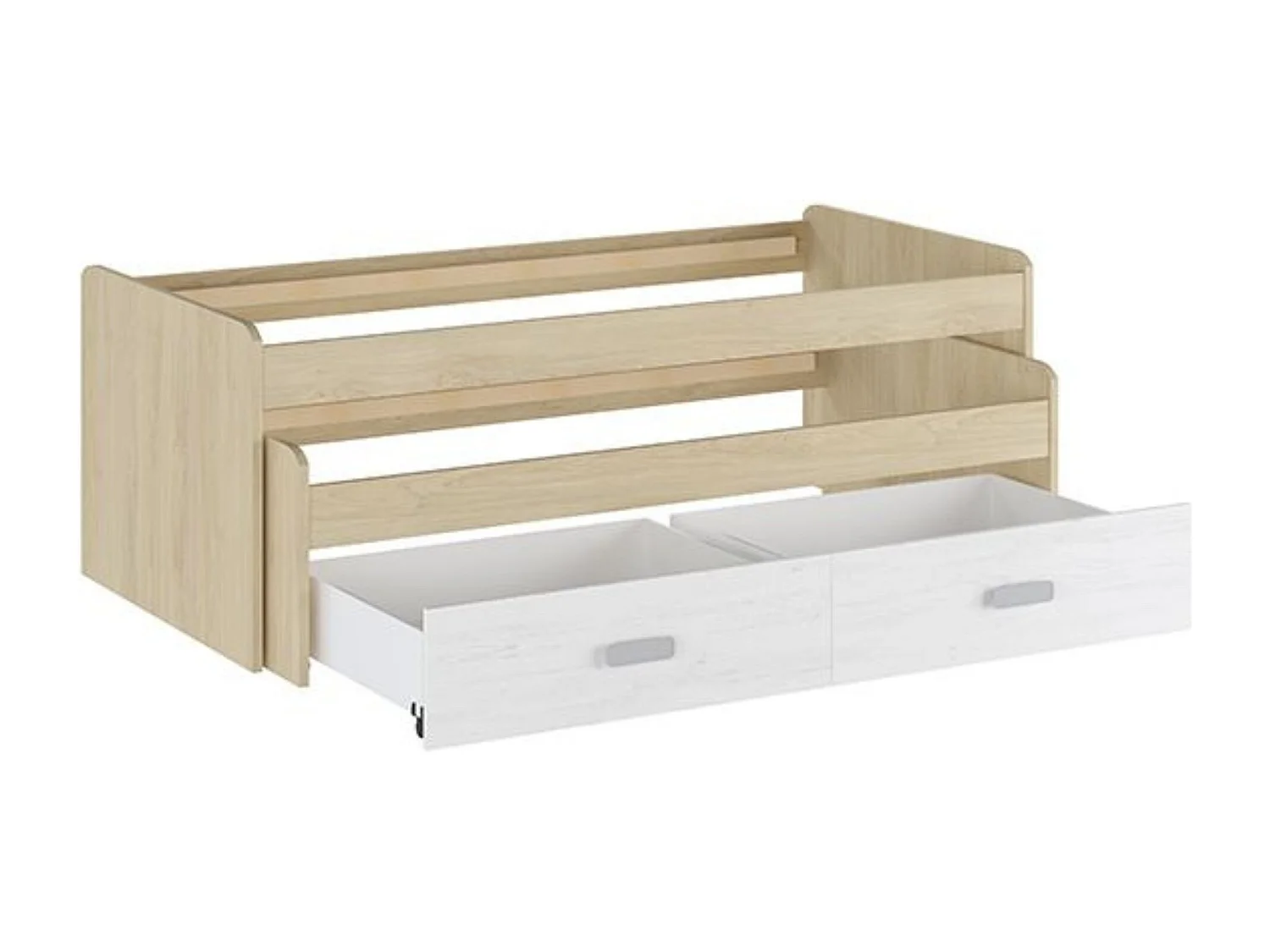 Cama Nido Juvenil Doble con Cajones de Almacenaje – Puccini Andersen, 198.4 cm Largo x 98 cm Ancho x 72 cm Alto, Primera Calidad y Alta Resistencia.