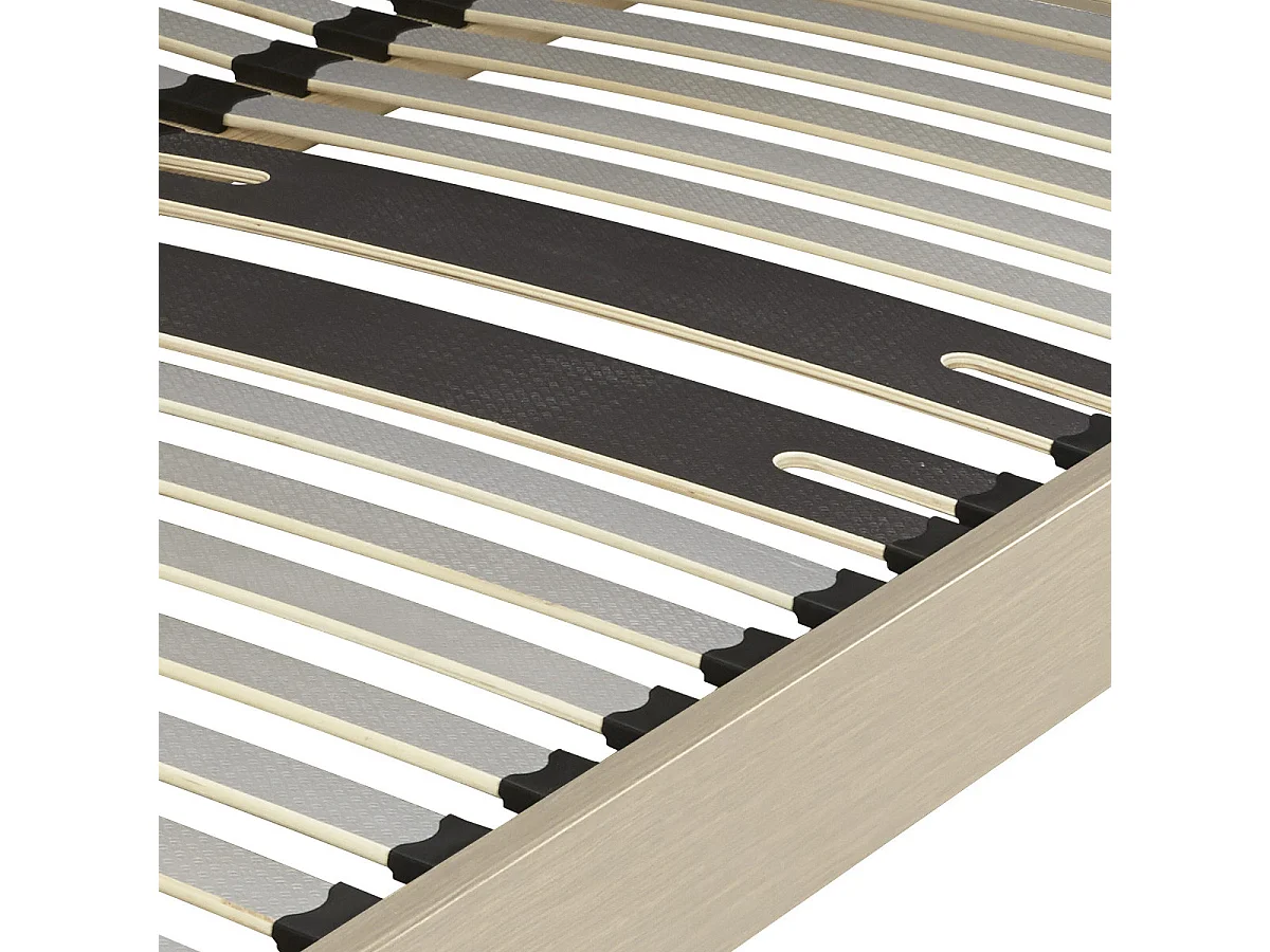 DREAMKIT - Sommier à Assembler 160x200 Finition Chêne Clair