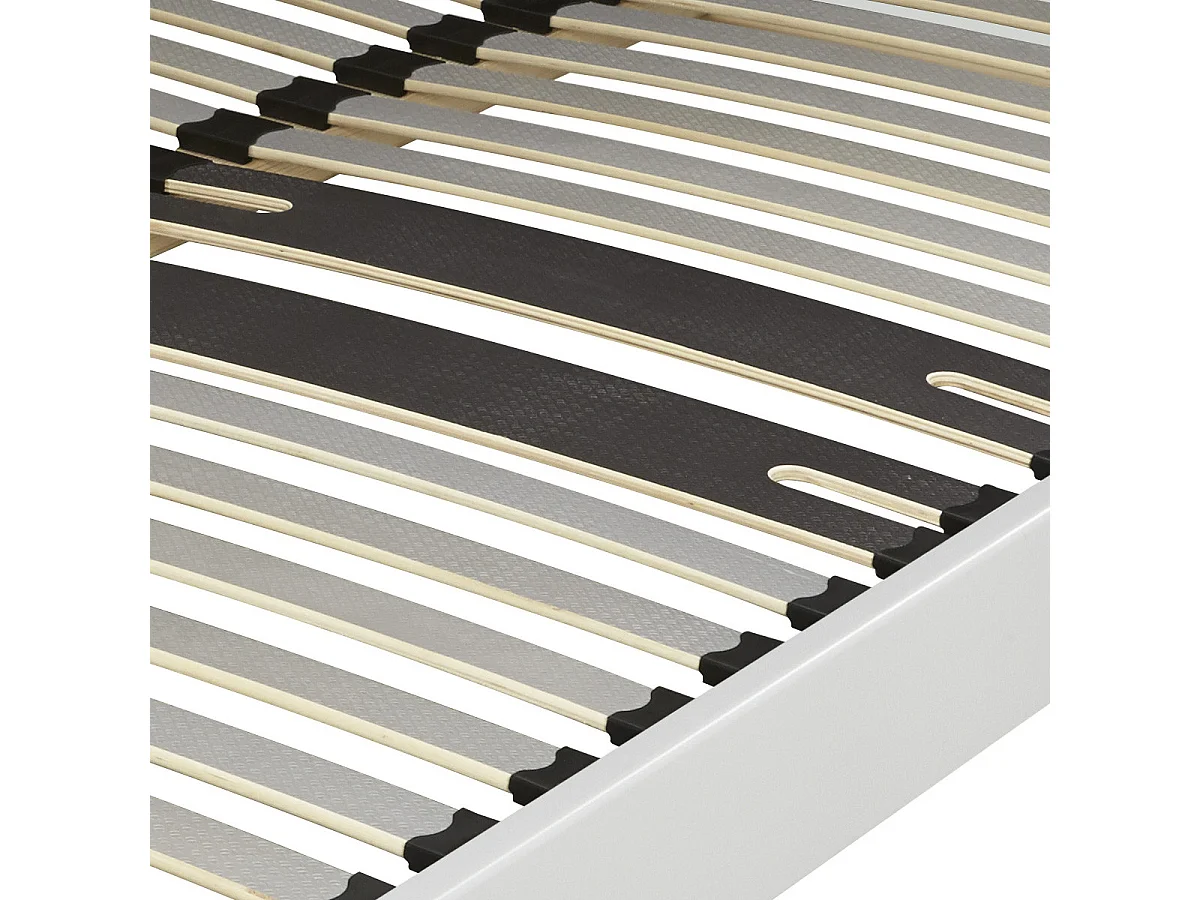 DREAMKIT - Sommier à Assembler 160x200 Finition Blanc