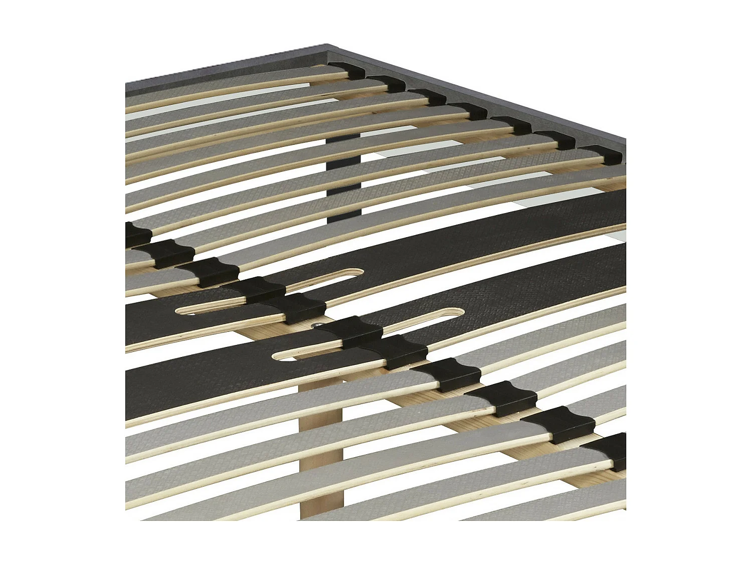 DREAMKIT - Sommier à Assembler 140x190 Finition Gris Béton