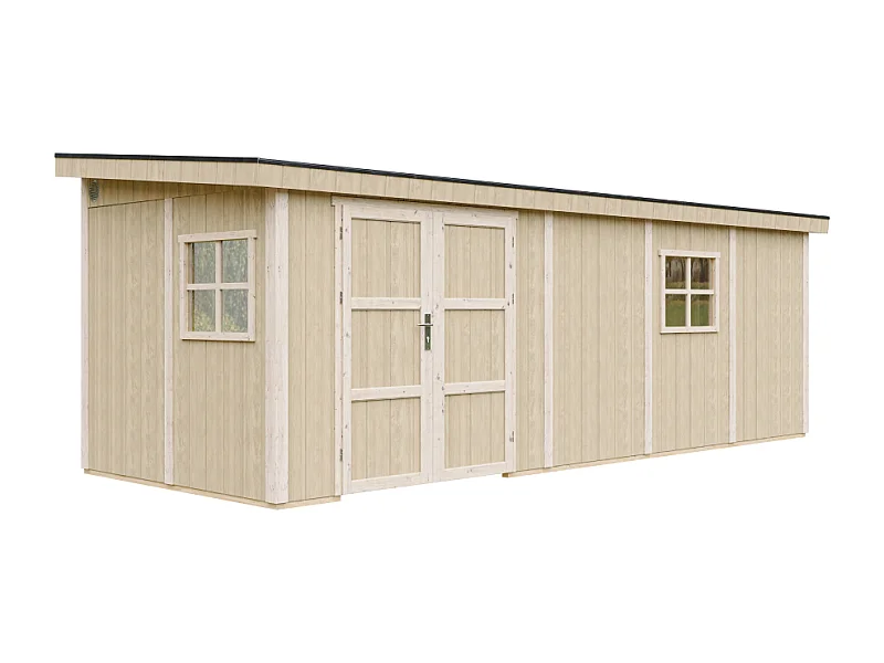 Timbela - Tuinhuis premium kwaliteit 14,3 m² - M941B - Zonder vloer en zijwand