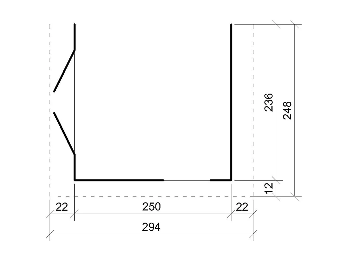 Abri de jardin qualité Premium 5,9 m² - H231x248x294 cm - sans plancher e paroi latérale - M938B-TUNDRA GREY