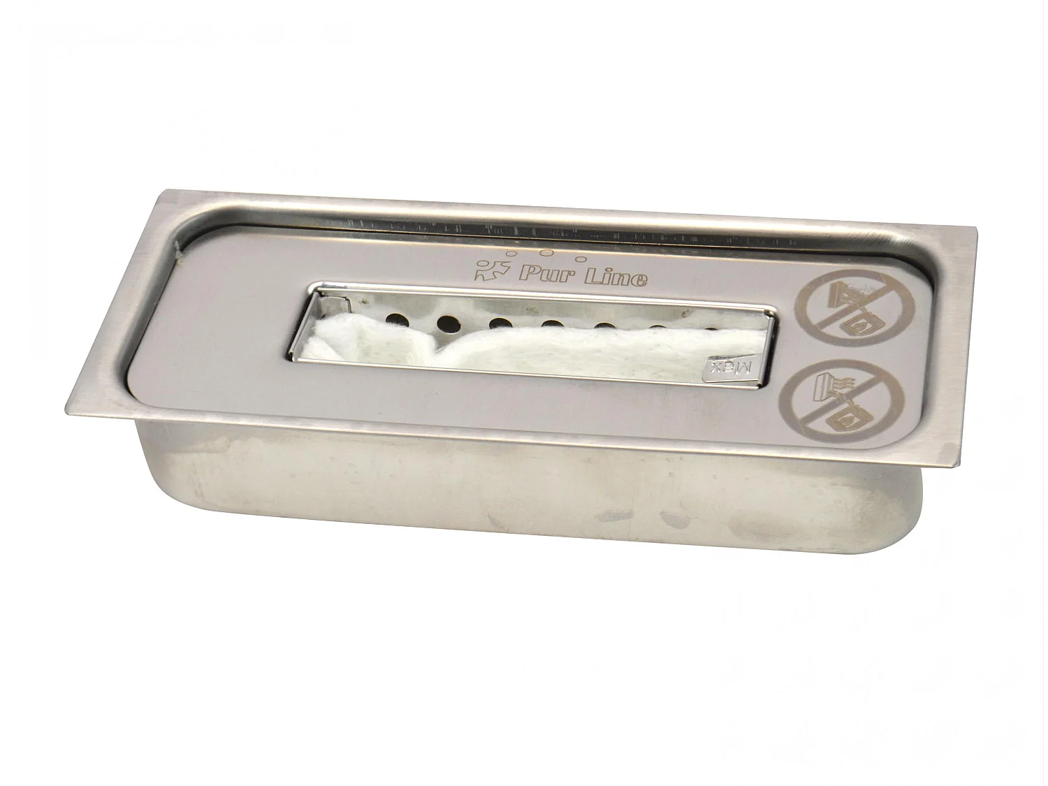 Tafelmodel ethanolhaard met twee geharde glazen kappen