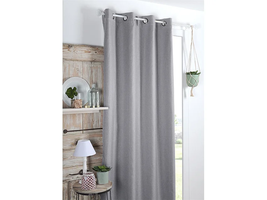 Rideau Isolant Copenhague Perle 140x260 cm - Élégance et Confort