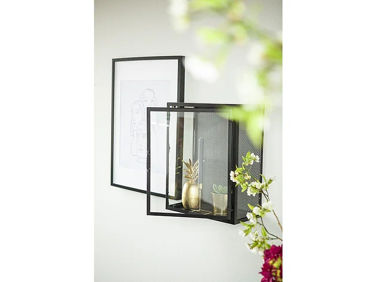 Armoire murale Furnilux - Noir - 50 x 40 cm