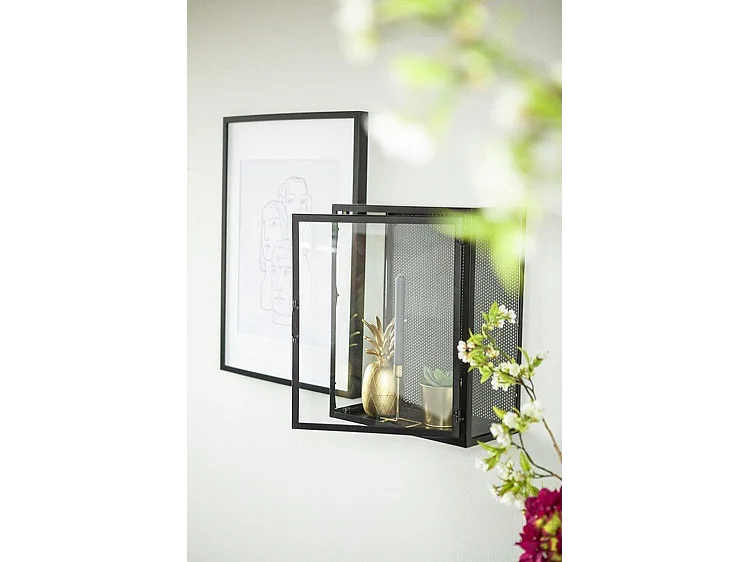 Armoire murale Furnilux - Noir - 50 x 40 cm