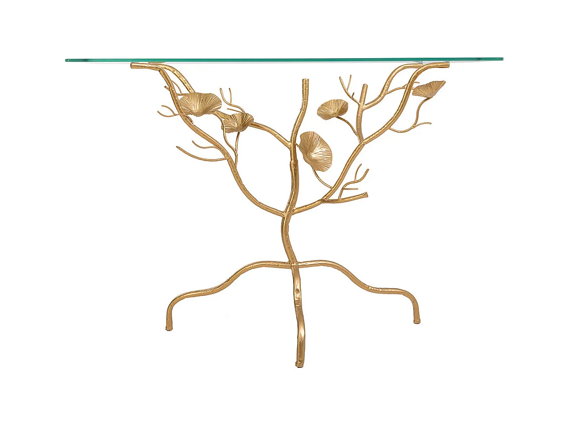 Goldene Konsolentisch 110x40x80