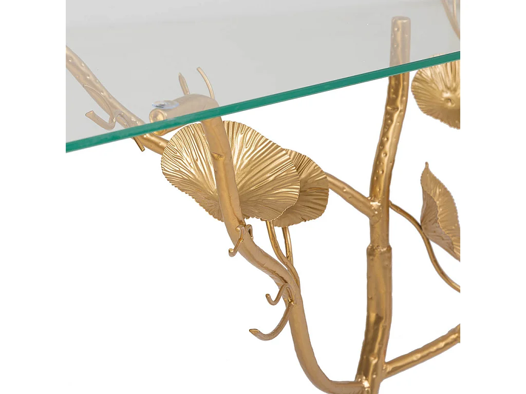 Goldene Konsolentisch 110x40x80