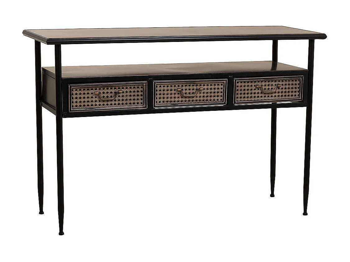 Braune Metallhalle 122x42x80h cm