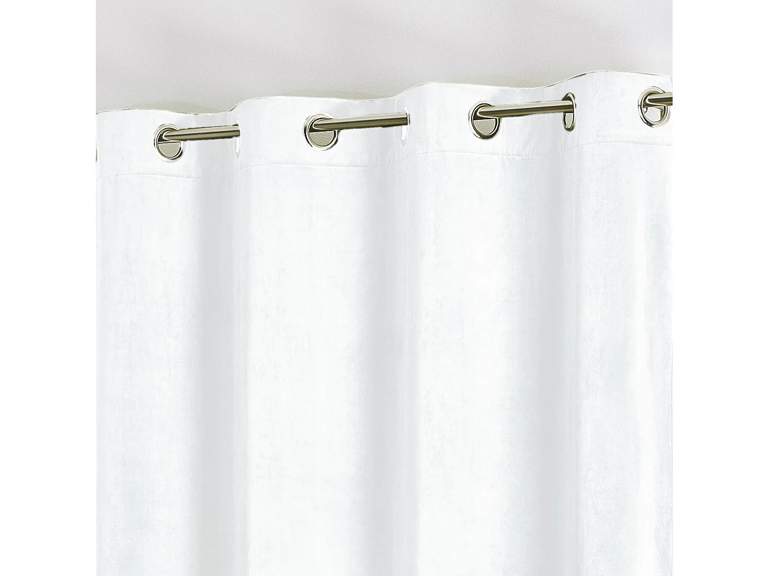 Rideau en velours feutré uni