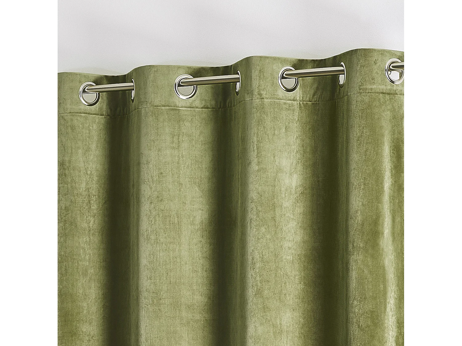 Vorhang aus einfarbigem Filzvelours 135 x 260 cm