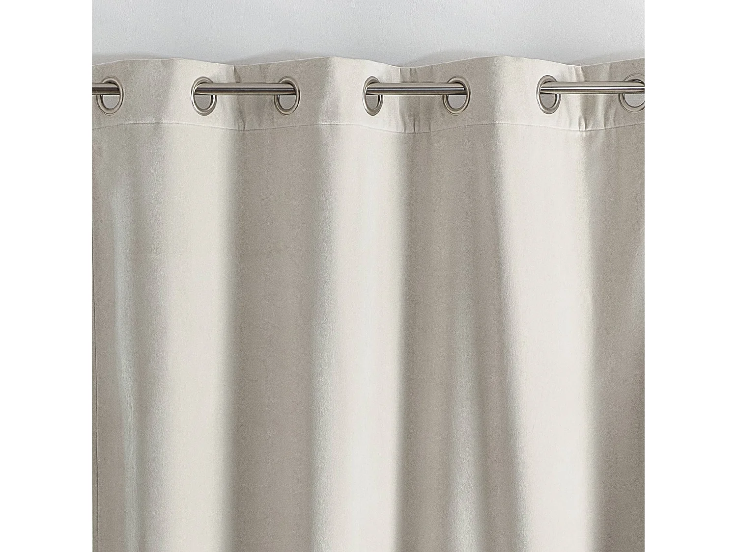 Cortina aislante y opaca de terciopelo forrada polar 135 x 280 cm