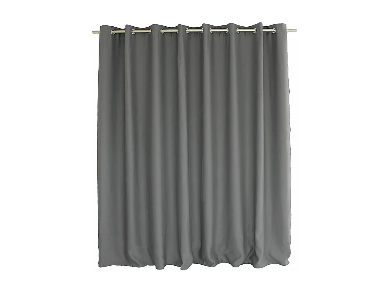 Rideau Occultant XL "Reglisse" 300x240cm Gris