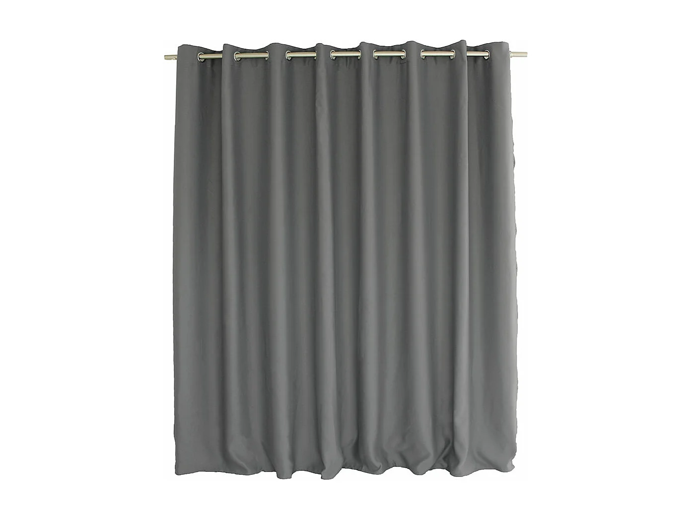 Rideau Occultant XL "Reglisse" 300x240cm Gris