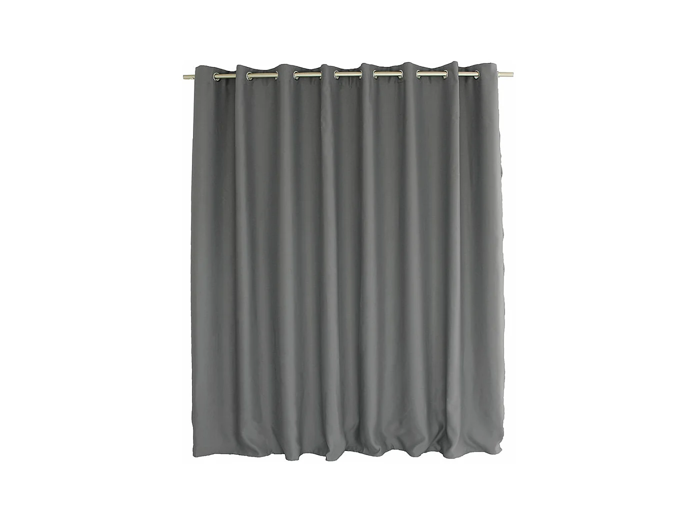 Rideau Occultant XL "Reglisse" 300x240cm Gris