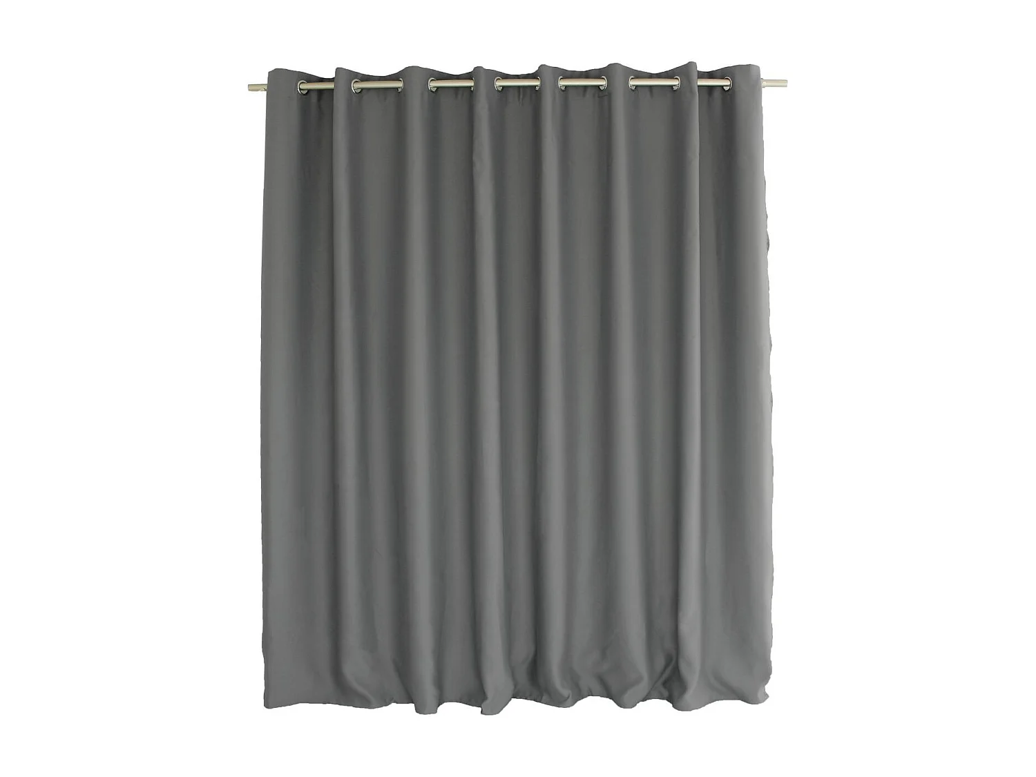 Rideau Occultant XL "Reglisse" 300x240cm Gris