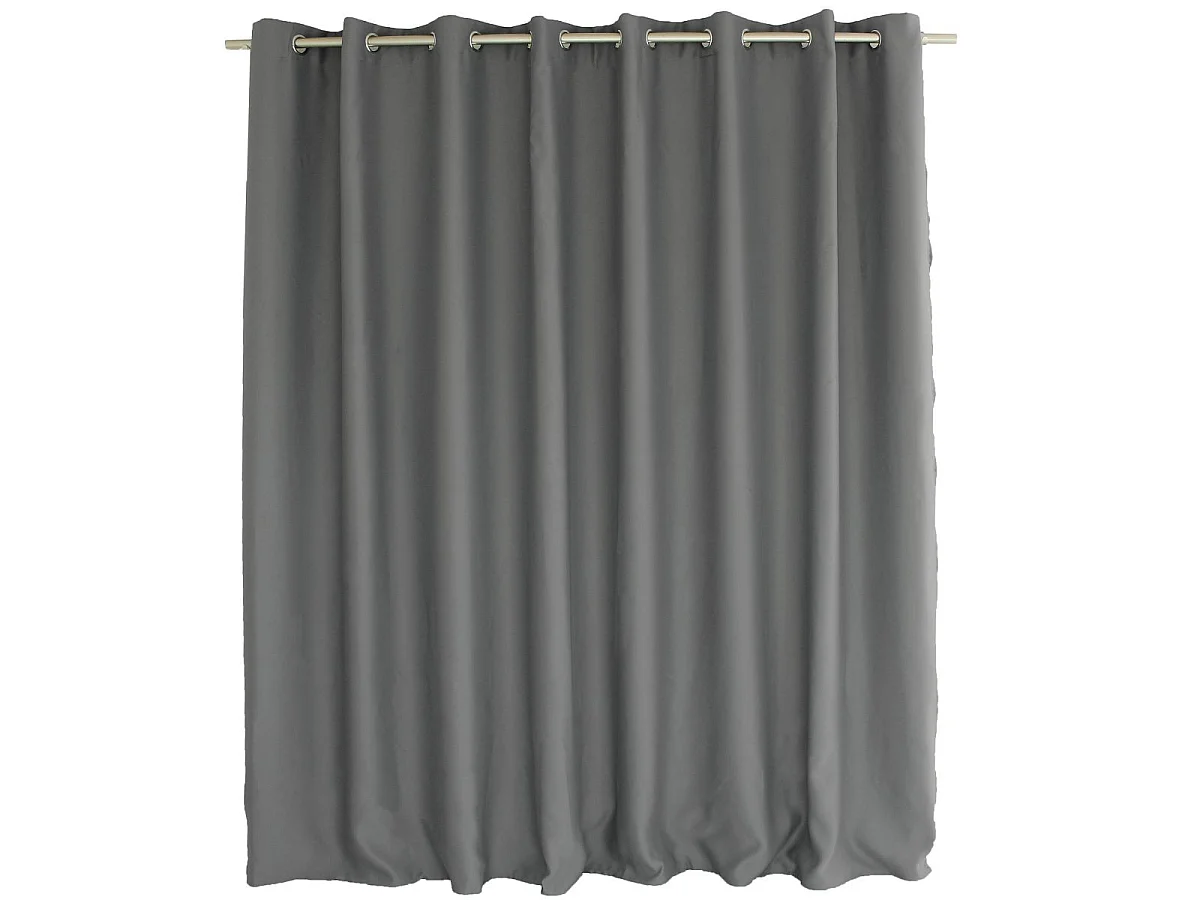 Rideau Occultant XL "Reglisse" 300x240cm Gris