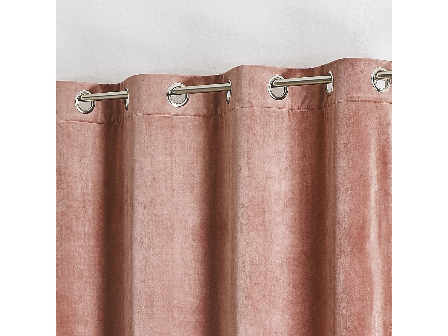 Cortina fieltro y terciopelo lisa 135 x 260 cm