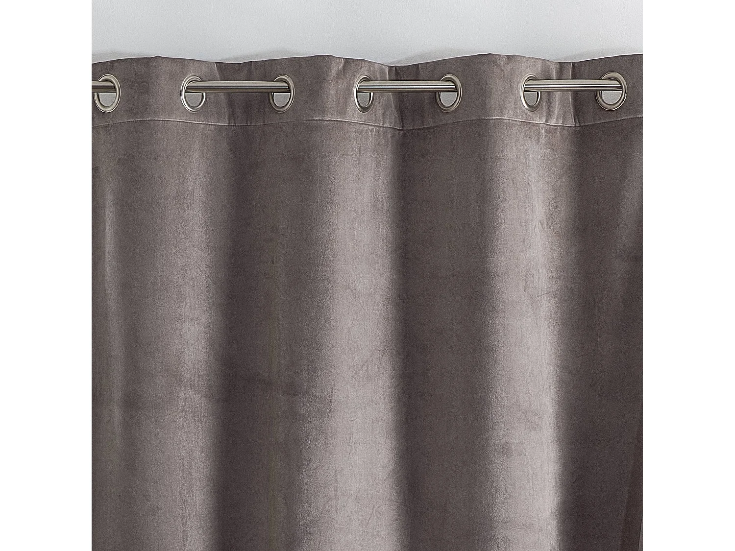 Cortina aislante y opaca de terciopelo forrada polar 135 x 280 cm