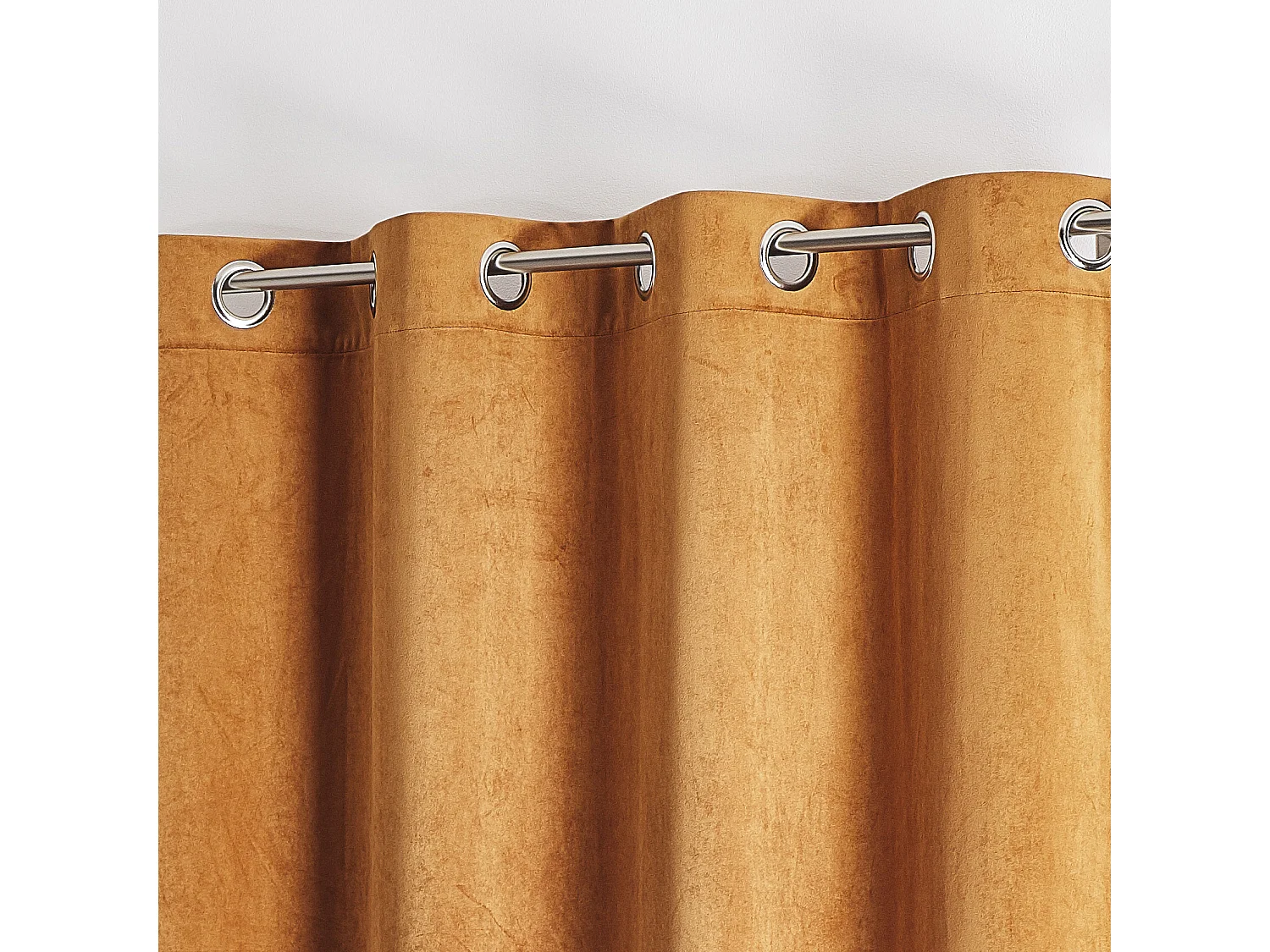 Cortina fieltro y terciopelo lisa 135 x 260 cm