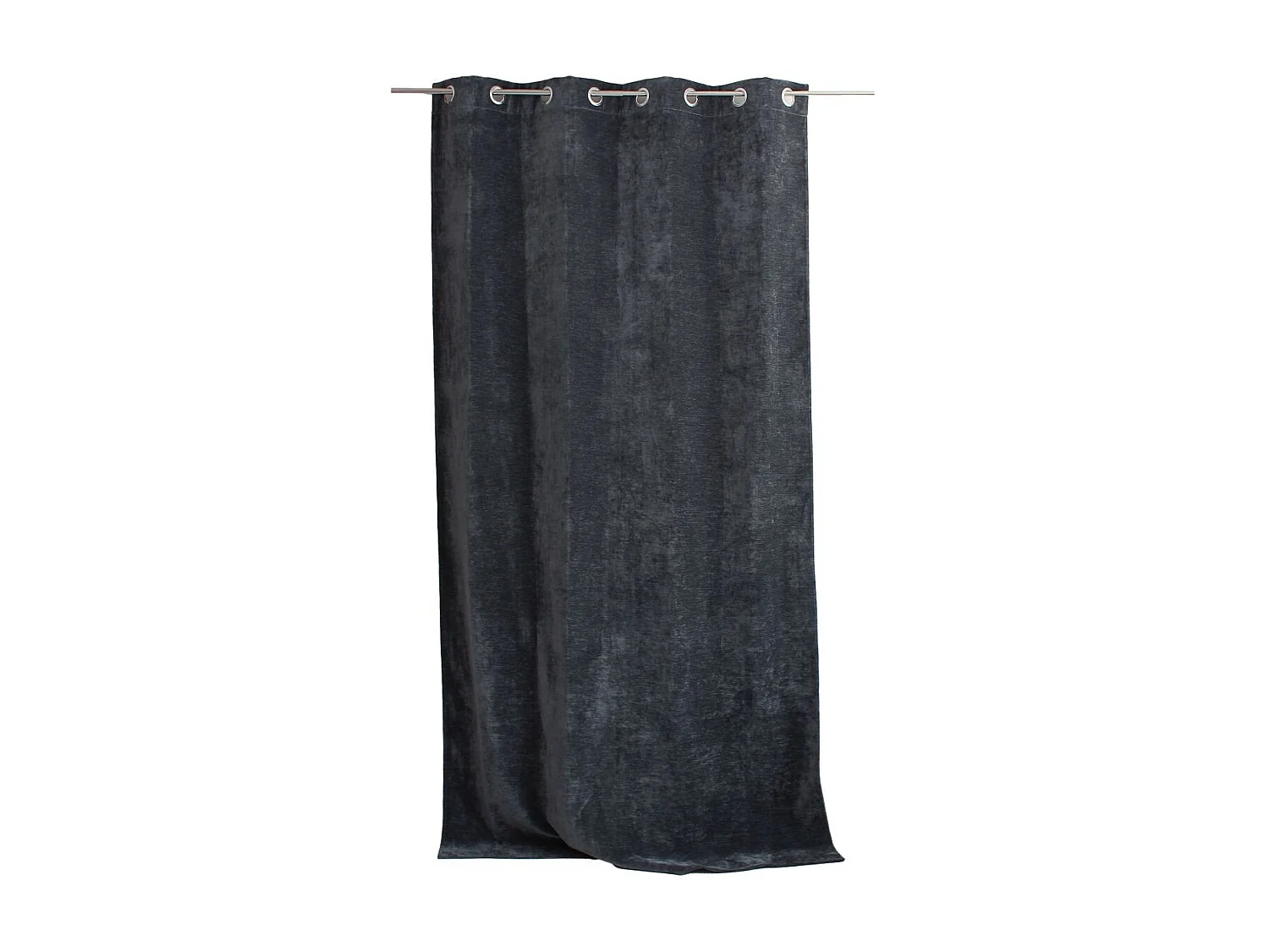 Rideau Thermique Occultant "Velvet" 140x260cm Gris Foncé