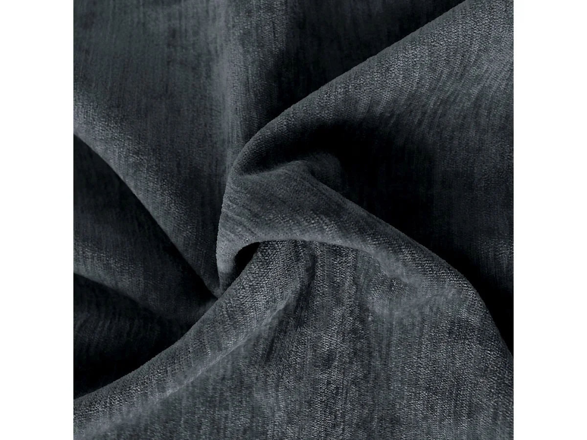 Rideau Thermique Occultant "Velvet" 140x260cm Gris Foncé