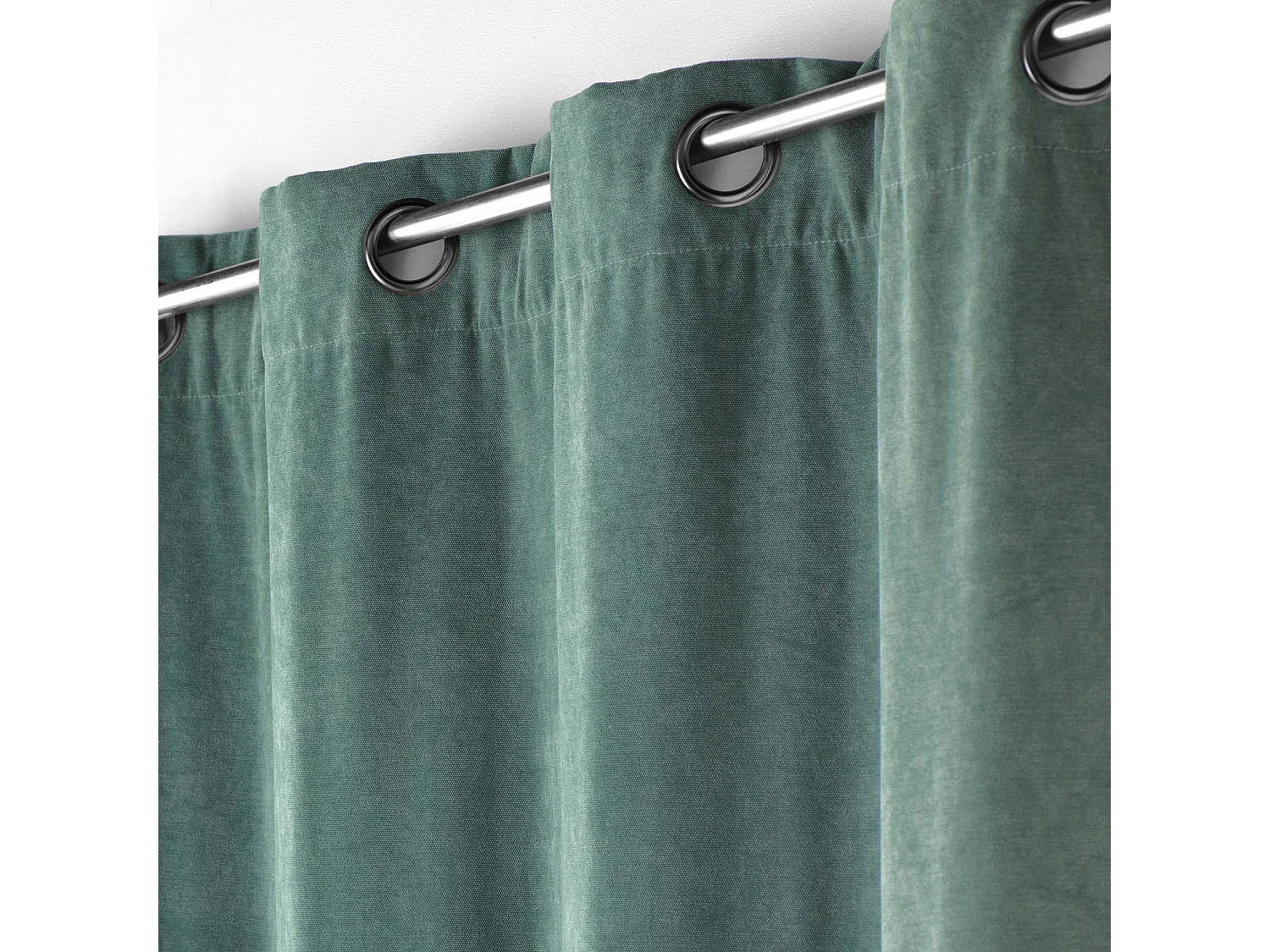 Blickdichter einfarbiger Samtvorhang 135 x 260 cm