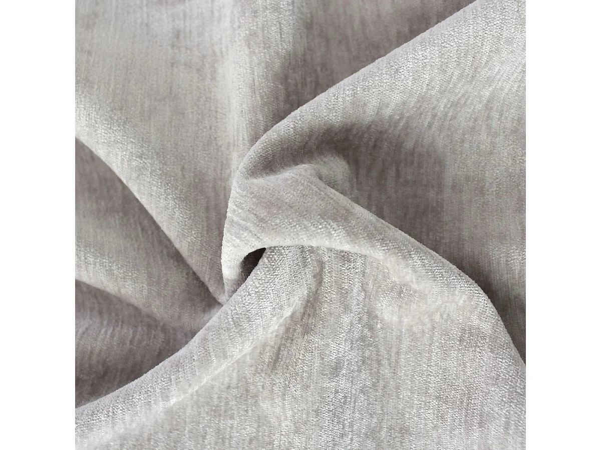 Rideau Thermique Occultant "Velvet" 140x260cm Gris Clair