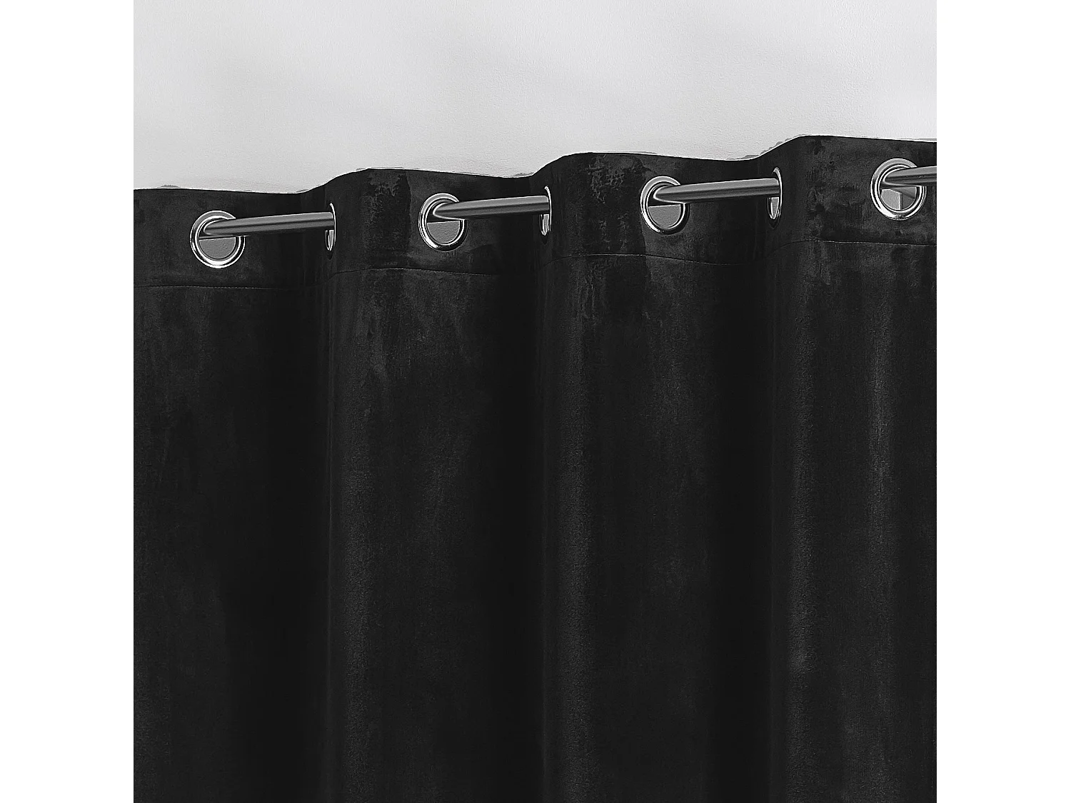 Cortina fieltro y terciopelo lisa 135 x 260 cm