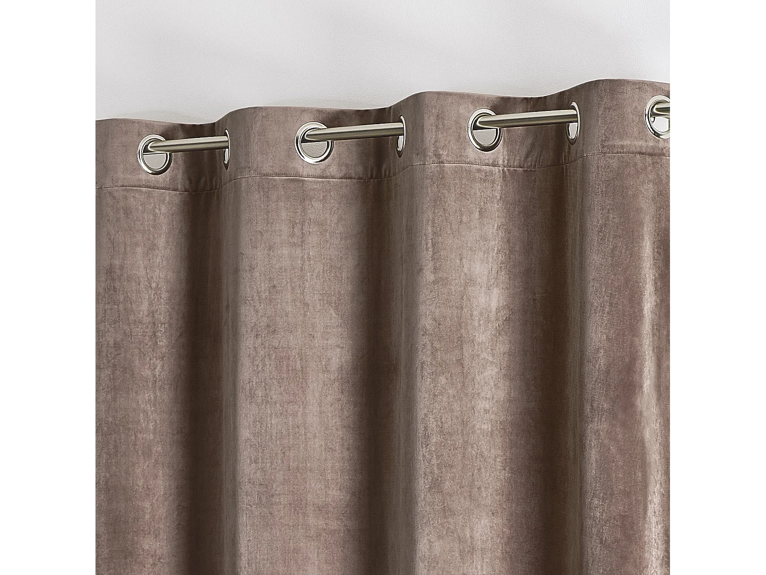 Cortina fieltro y terciopelo lisa 135 x 260 cm