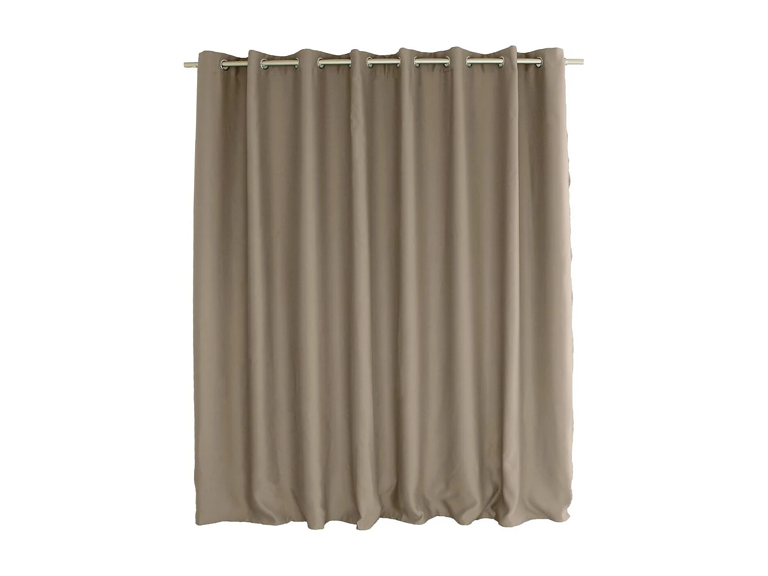 Cortina opaca de alambre negro de gran anchura 300 x 240 cm