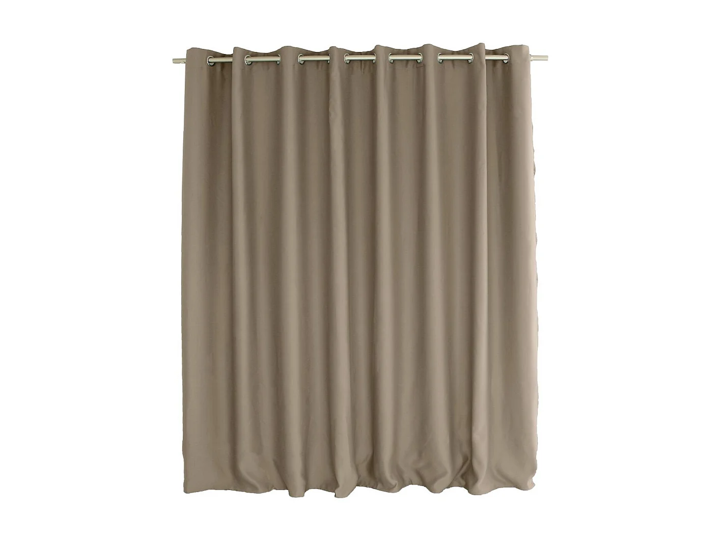 Cortina opaca de alambre negro de gran anchura 300 x 240 cm