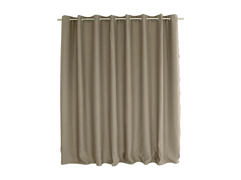 Rideau Occultant XL "Reglisse" 300x240cm Naturel