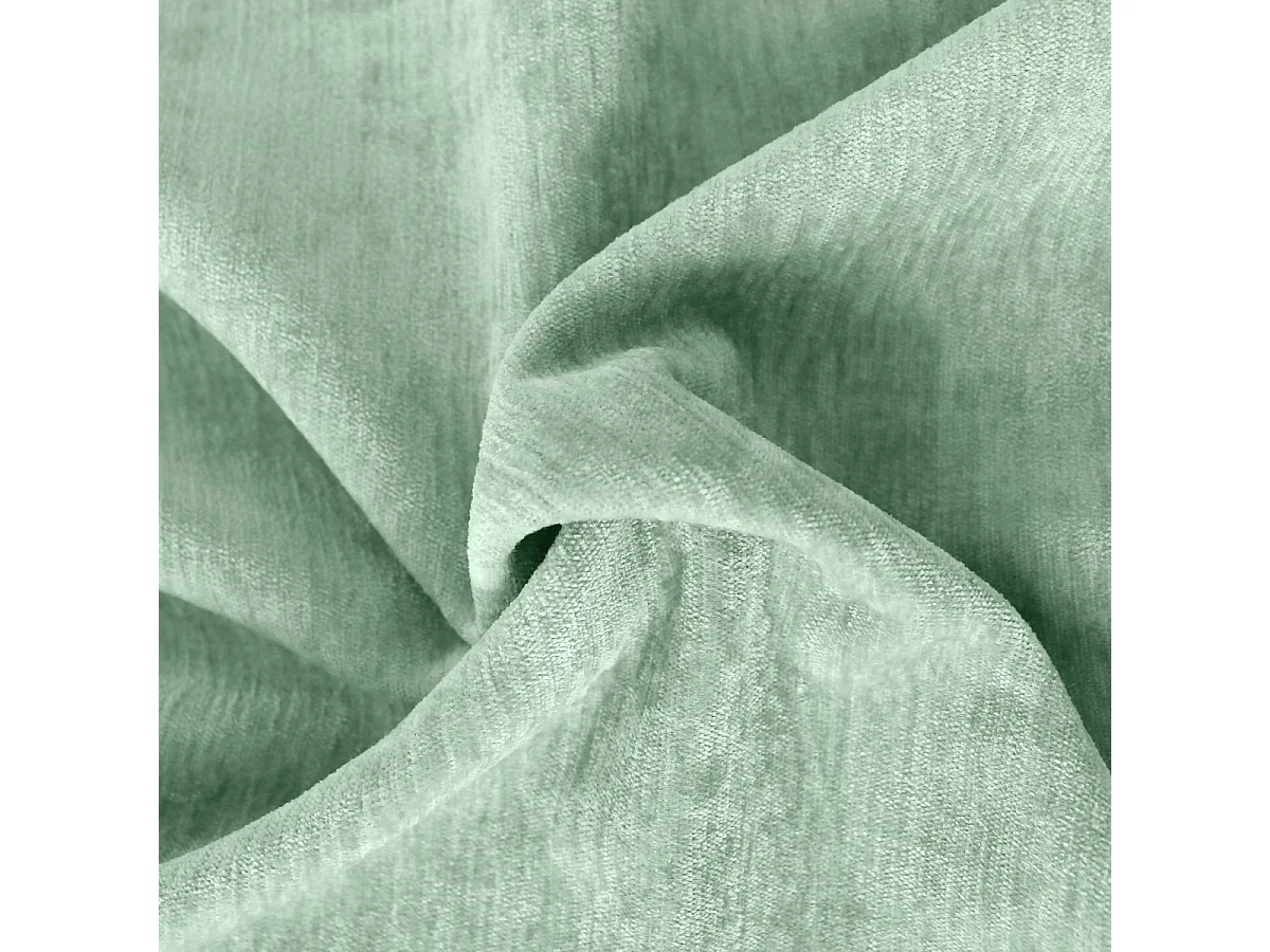Rideau Thermique Occultant "Velvet" 140x260cm Vert Céladon