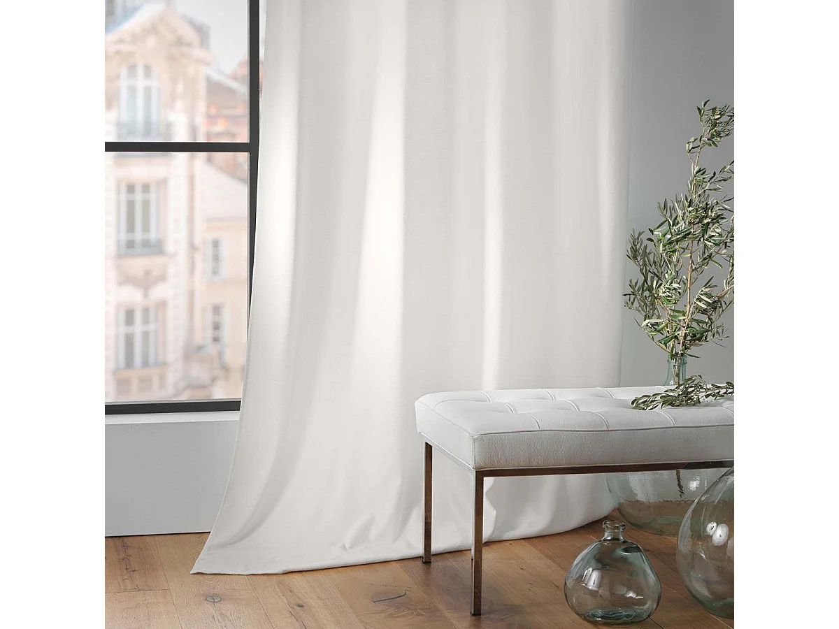 Blickdichter einfarbiger Samtvorhang 135 x 260 cm