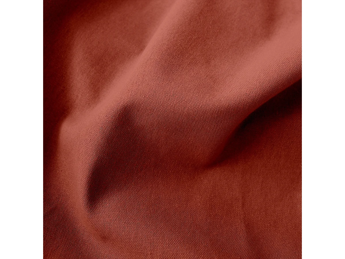 Farbenfroher Vorhang aus reiner Baumwolle 8 Ösen