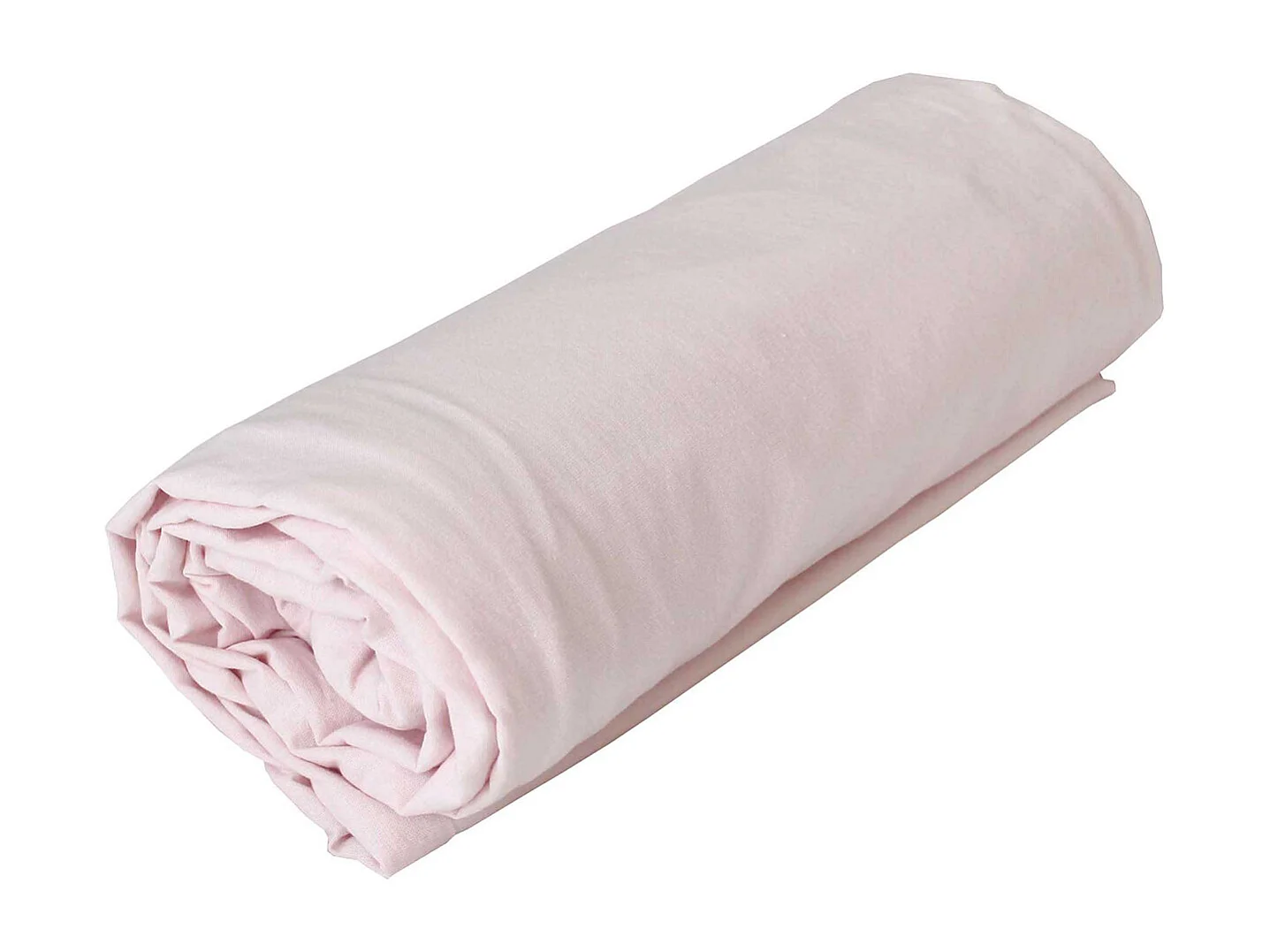 Drap housse jersey uni en 100% coton