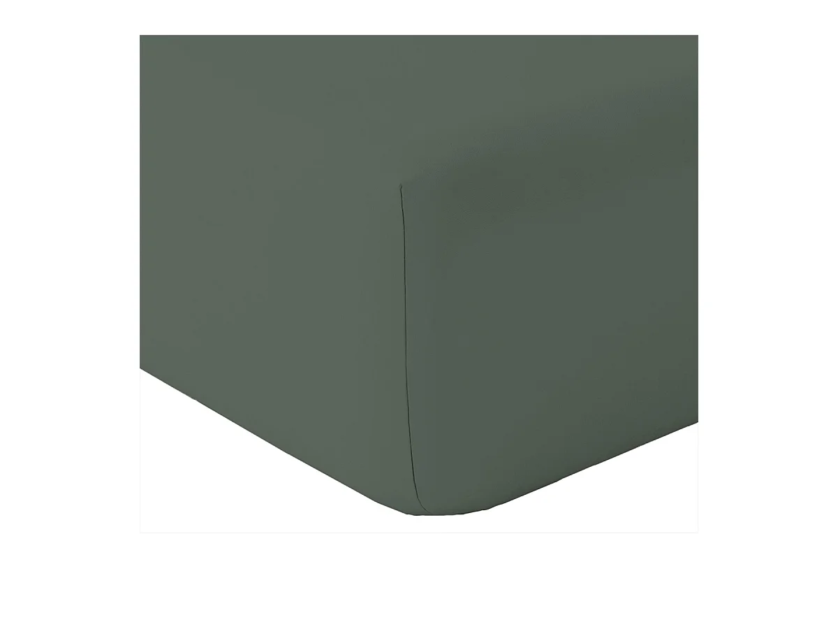 Drap housse en coton Lavé Oekotex