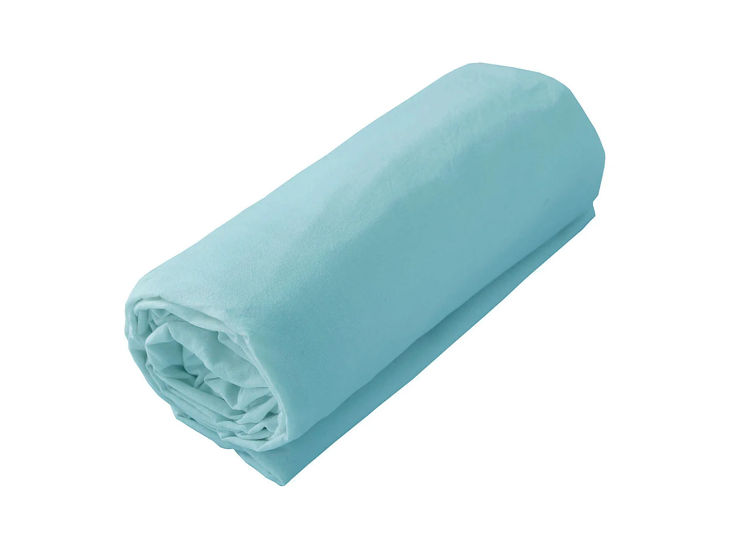 Drap housse jersey uni en 100% coton