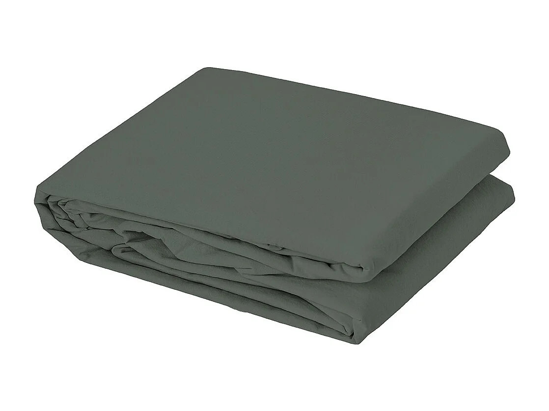 Drap housse en coton Lavé Oekotex