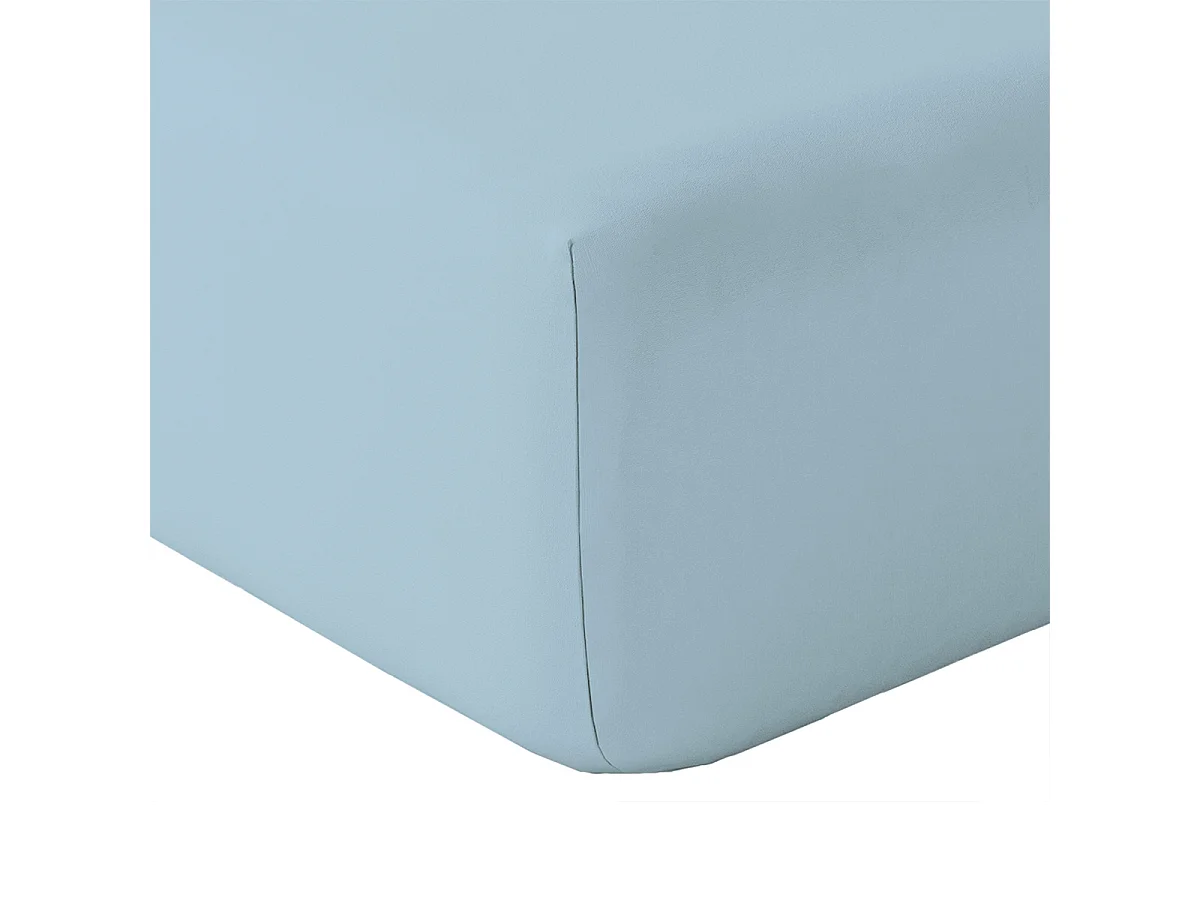 Drap housse en coton Lavé Oekotex