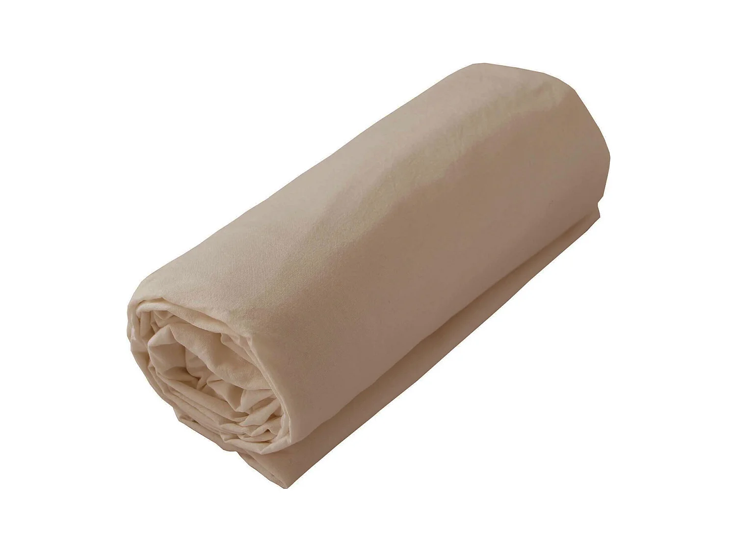 Drap housse jersey uni en 100% coton