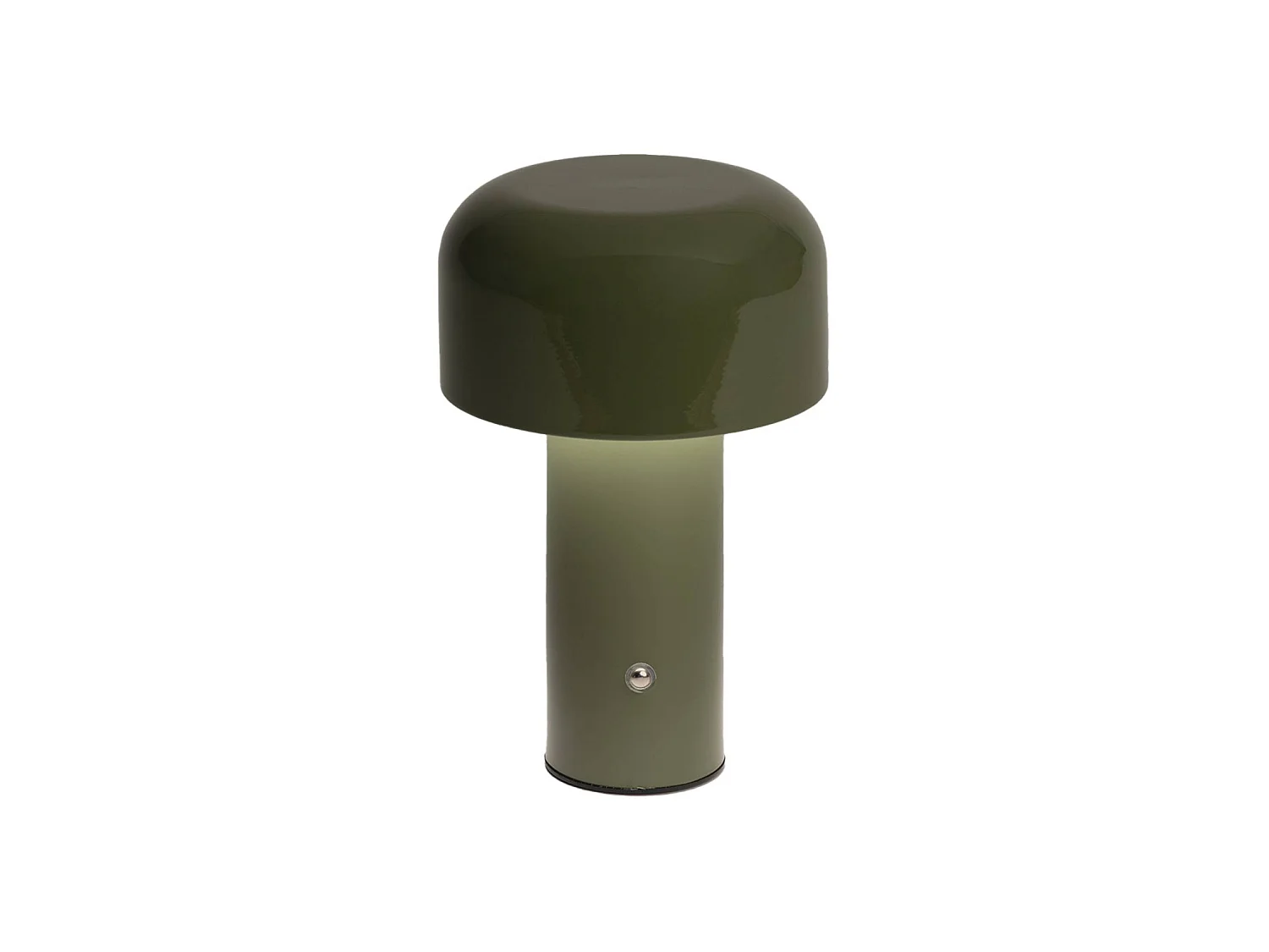 Lampada led in metallo, 13cm, verde