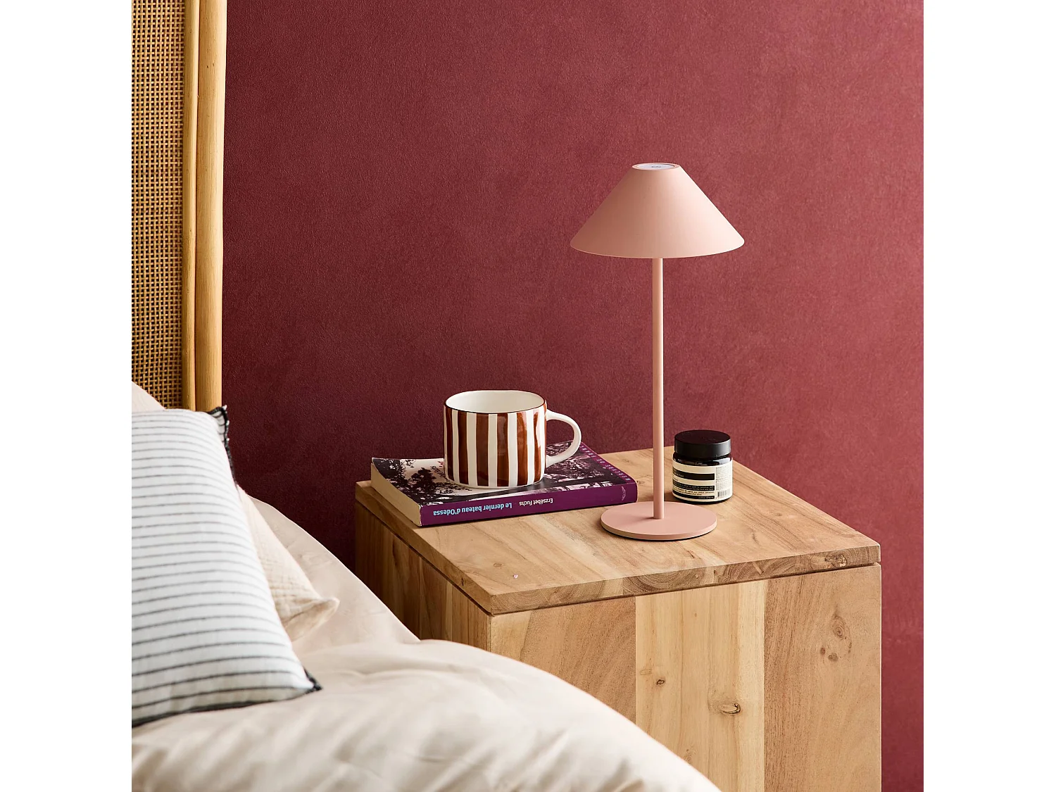 Lampada a led senza fili, 135cm, beige