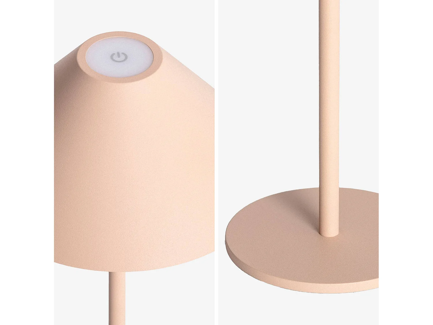 Lampada a led senza fili, 135cm, beige