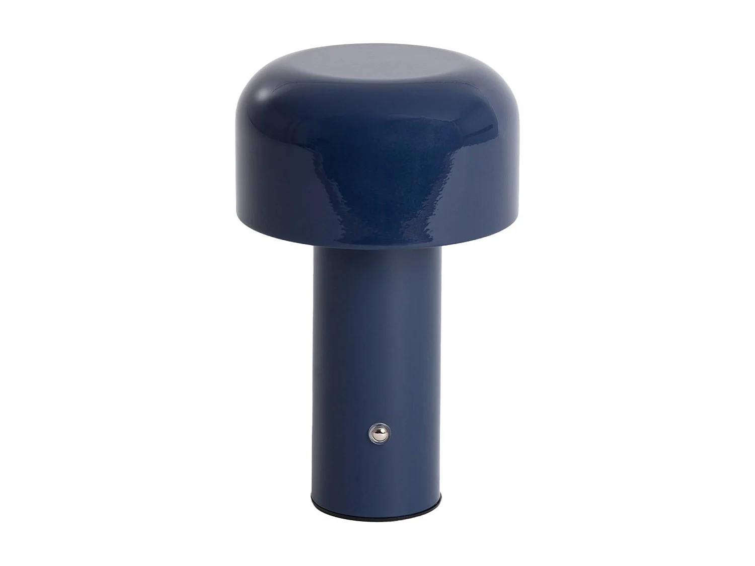 Lampe à poser LED sans fil rechargeable Victor bleu Ø 13cm