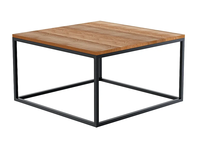 Table d'appoint - carré - Bois - 80 x 80 cm - Chêne - Manteo